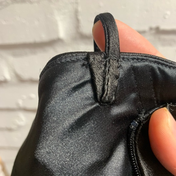 Jenny Yoo Black Satin Crepe Dina Dress, size 8 - Picture 11 of 11